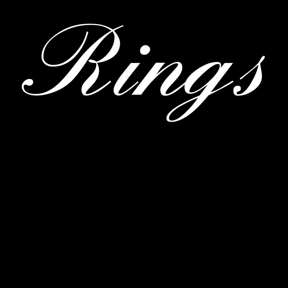 Elegant Black and White Rings